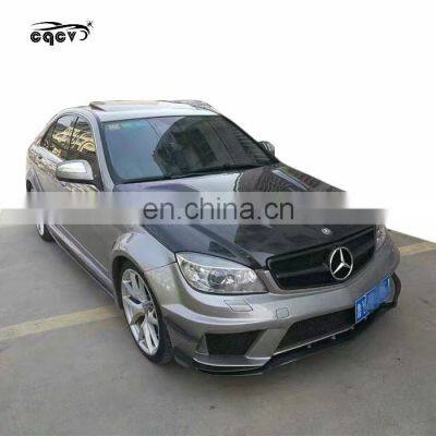 BS style wide body kit for Mercedes Benz C260 class W204 front bumper fenders for Mercedes Benz C class W204 facelift
