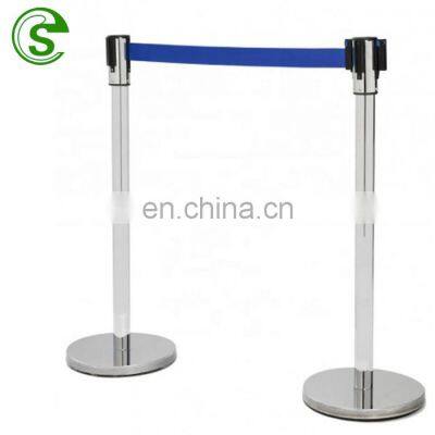 China manufacturer retractable belt queue stands, q manager, crowd control barrier post , rope stanchion