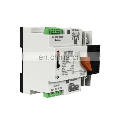 Wholesale white 2P 3P 4P 380V solar automatic transfer switch, transfer switch automatic ats