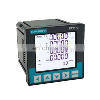 Three Phase Digital Panel Multifunction Watt Hour power meter power quality analyzer price