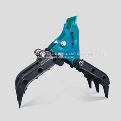 Mechanical Wood Hydraulic Grapple Stone Grabber