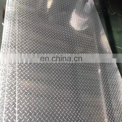 A36 Hot rolled mild steel 3mm  5mm thickness 1220X2440mm chequered steel plate