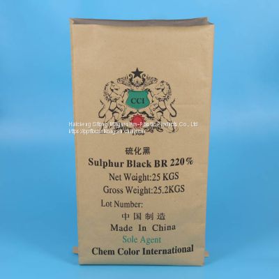 25 Kg 3Ply Recycling Sewing Bottom Paper Bag For Chemical Additive