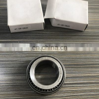 China Hot Sales Tapered Roller Bearing 4T-CR-0643 size 30X52X16mm 4T-CR-0643 Single Row Bearing With High Quality