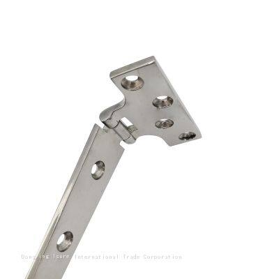 ISURE MARINE Stainless Steel T Hinges Grade Heavy Duty Boat Hatch Hinge (150 mm X 75 mm) Casting Cabinet Hardware Door Hinge