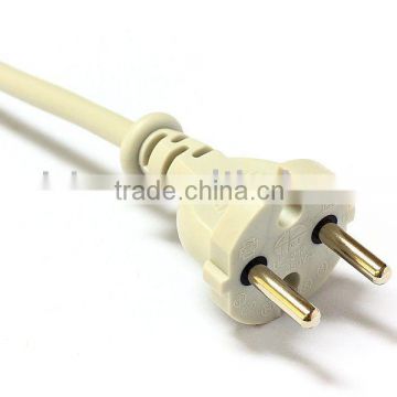 European VDE power plug power cord extension cord