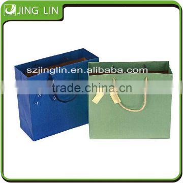 Cheap and foldable printed paper bags with handle with favourable price