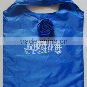 nylon foldable rose shopping bag