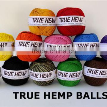 colored hemp twine for crafts
