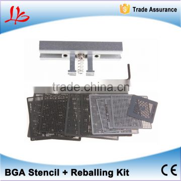 27pcs BGA Kit Directly Heat Rework Reballing Universal Stencil Template + BGA Reballing Kit Station