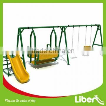 Kids Swing and Slide Colorful Garden Swing Chair for Children with CE Approved LE.QQ.042