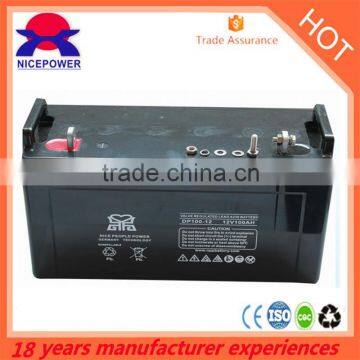 lead acid deep cycle VRLA 12V 100ah agm battery