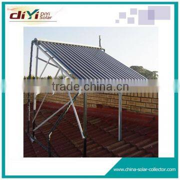 China domestic provides pressured heat pipe solar solar collector of hotel/factory/school hot water