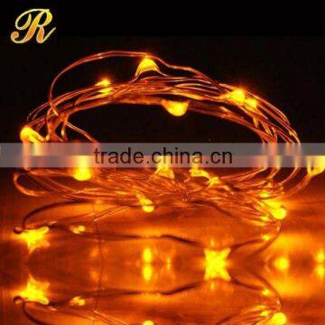 CE LED Silver string light / 360 LED copper string light / LED rice shape light chain