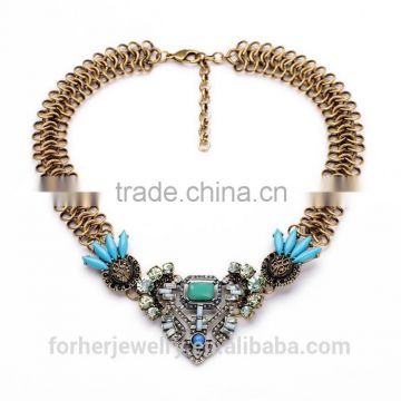 Hot selling fashion handmade chunky pearl necklaces SKA4698