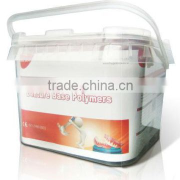 Denture base Polymers powder with liquid high impacted hot curing