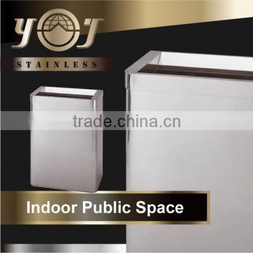 Hot Sale High Quality Decorative Stainless Steel Large Dustbin