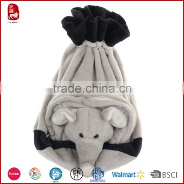 2015 Plush candy packing bag grey elephant for kids China factory