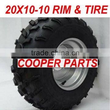 20x10-10 ATV Wheel Assy,Include the Rim and Tire