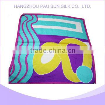 Special hot selling square style lady silk scarf