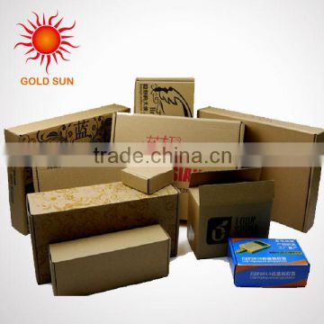 corrugated paper box with handle