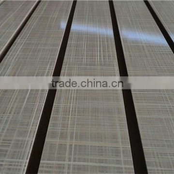 characteristic slotted wall MDF