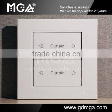 MGA A9 Series two gang curtain switch