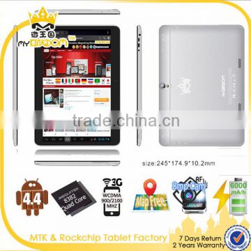 10inch tablet pc with 3g phone call function wifi bluetooth