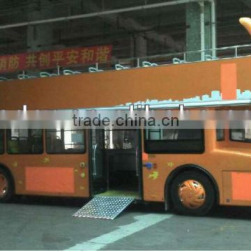 China CE EWR-L1 Electric Aluminum wheelchair Loading Bus ramp sale for low floor city bus