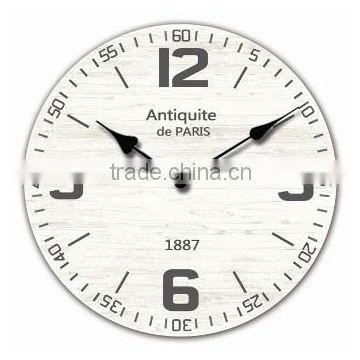 Popular and Classic Wooden Wall Clock Vintage MDF Wall Clock