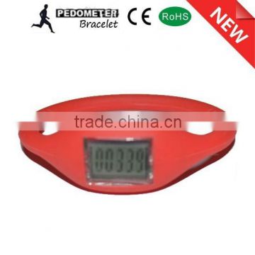 hot sale environmentally friendly silicone wristband pedometer