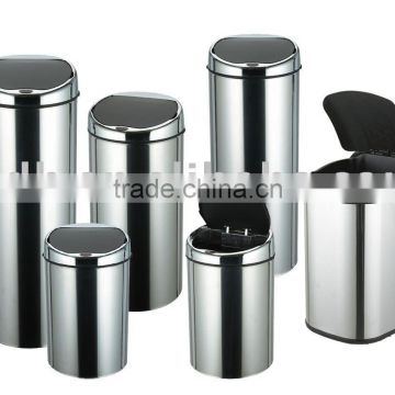 stainless steel garbage can
