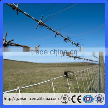 2016 Hot Sale Cheap Farm use barbed wire/wire barbed wire fencing(Guangzhou Factory)