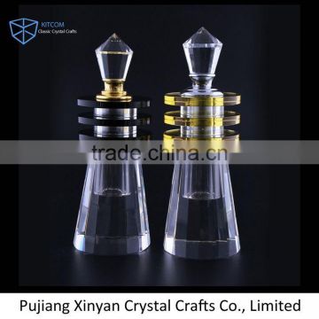 Top selling unique design empty crystal perfume bottle from manufacturer