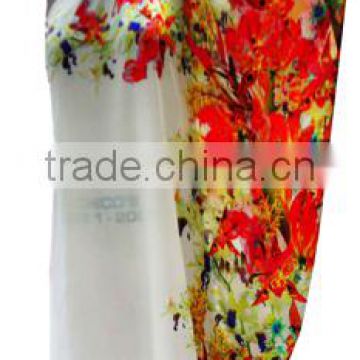The red pattern Evening Print Dress Printed Dress / Causal Dress Garment Printing