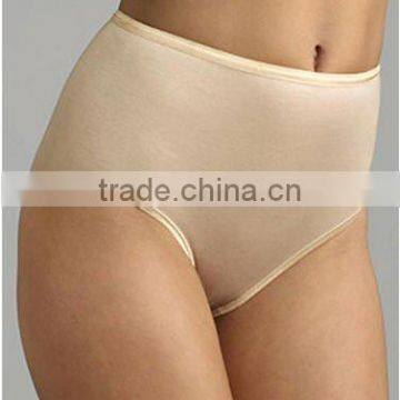 cotton seamless lady underwear full brief