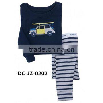 Long sleeve custom printed cotton kids pajama pant