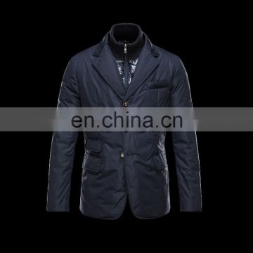 Men Shiny Down Jacket with detachable waistcoat