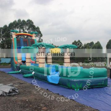 giant inflatable water slide for adult with slip