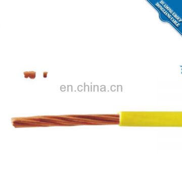 CCC conductor PVC sheathed electric cable 1.5mm 2.5mm single core wire