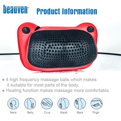 Deep Tissue Kneading Pillow Massager Cushion for Relieving Muscle Pain