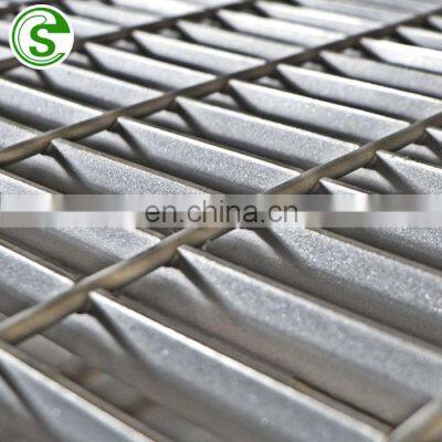 Stainless steel floor grating plain bearing galvanized steel grating