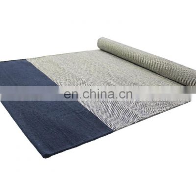Custom design Embroidery option Yoga Mat high resilient & light weight meditation Yoga cotton rug