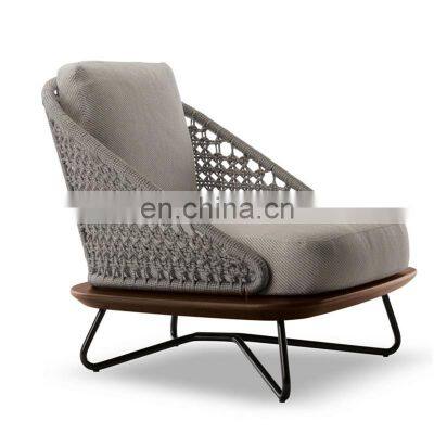 New Popular outdoor furniture luxury marble table Italy design outdoor sofa customized modern fabric sofa