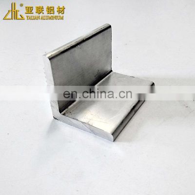 Industrial extrusion aluminum L shape bar,6063 extruded aluminum angles for Malaysia