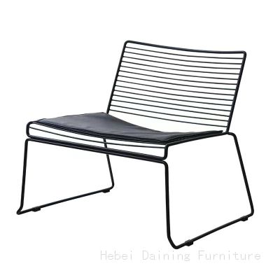 Hollow Design Black Wire Dining Chair DC-W06