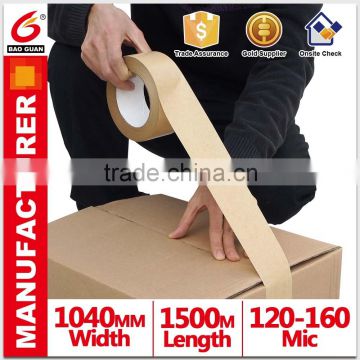 Water Activated Kraft Paper Tape For Carton Sealing made in China
