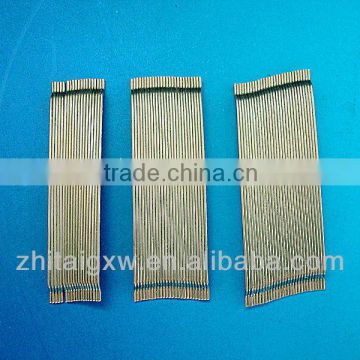 CE approved steel fiber in row