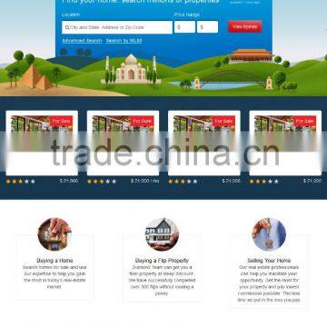 CMS(Wordpress/Drupal) property website design & website development