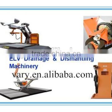 car/bike/truck/airplane dismantling equipment with CE certificate